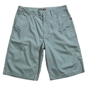 Quicksilver Men's Gray Flat Front Shorts Size 31